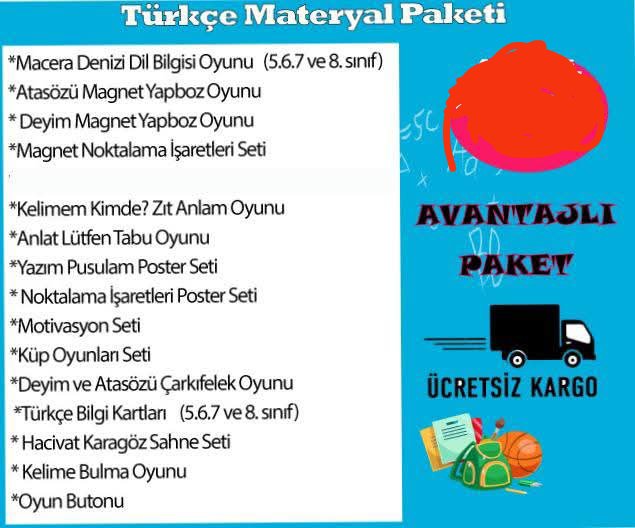 Türkçe Materyal Paketi