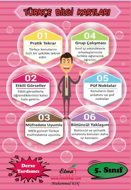 5. Sınıf Türkçe Bilgi Kartları