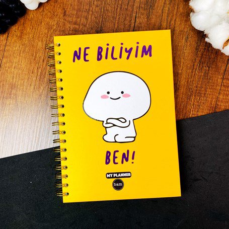 Ne Biliyim Tasarımlı Konuşan Ajanda