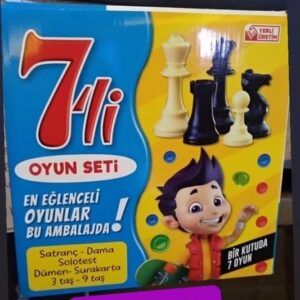 7 Oyun Bir Arada (Ahşap)