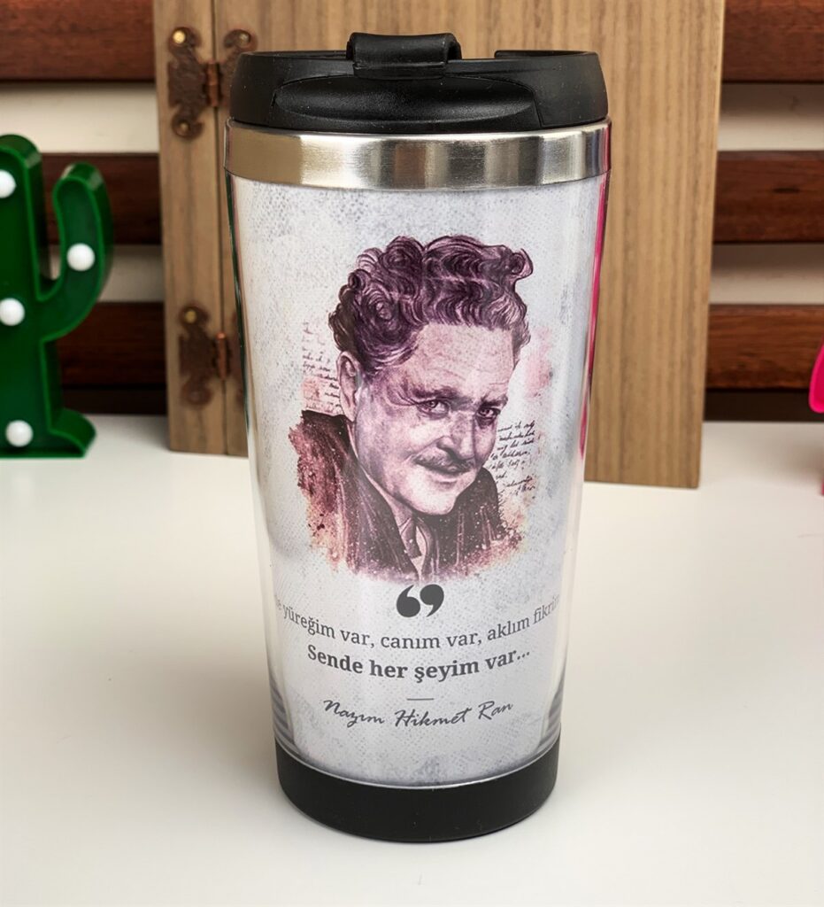 Nazım Hikmet Tasarımlı Termos