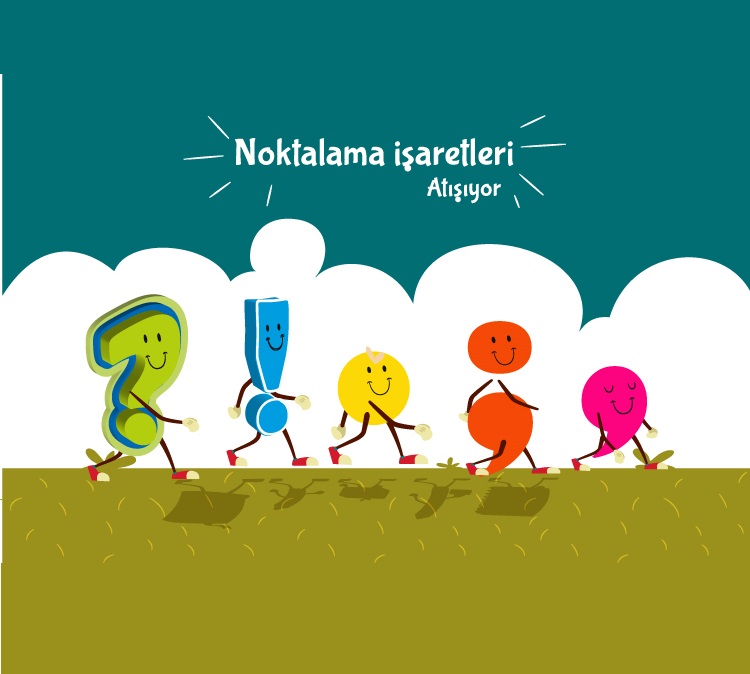 Noktalama İşaretleri Atışıyor Poster Seti